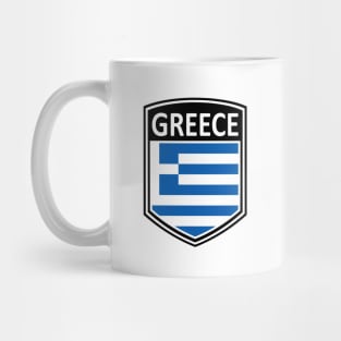 Flag Shield - Greece Mug